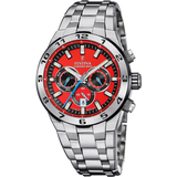 Relógio para homem festina chrono bike vermelho com pulseira de aço f20670/5