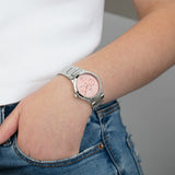 Relógio festina boyfriend f16716/3 rosa com correia de aço, mulher_LIFESTYLE