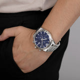 Relógio festina timeless chronograph f16759/3 azul pulseira de aço, homem_LIFESTYLE