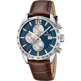 Relógio festina f16760/7 azul com correia de couro, homem_PRODUCT