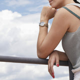 Relógio festina mademoiselle f16868/1 prateado com correia de aço, mulher._LIFESTYLE