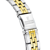 Relógio Festina Mademoiselle F16868/3 Azul Pulseira de 316L de Aço Inoxidável, Mulher