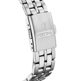 Relógio festina junior collection f16907/3 preto pulseira de aço, infantil