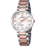 Relógio festina mademoiselle f16937/d em aço com correia de aço, para mulher._PRODUCT