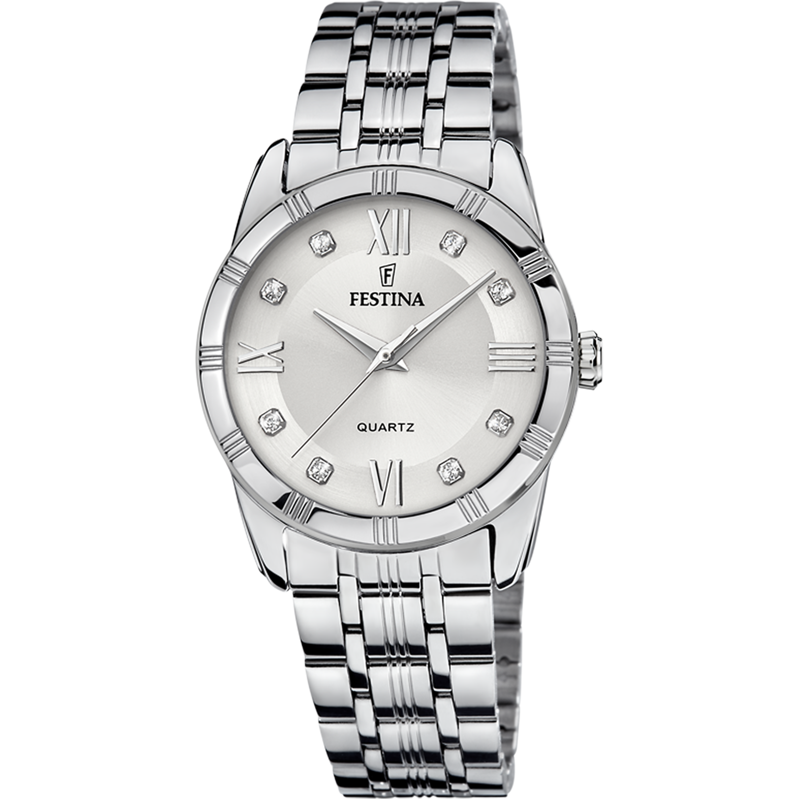 Relógio festina mademoiselle f16940/a prateado com correia de aço, mulher_PRODUCT