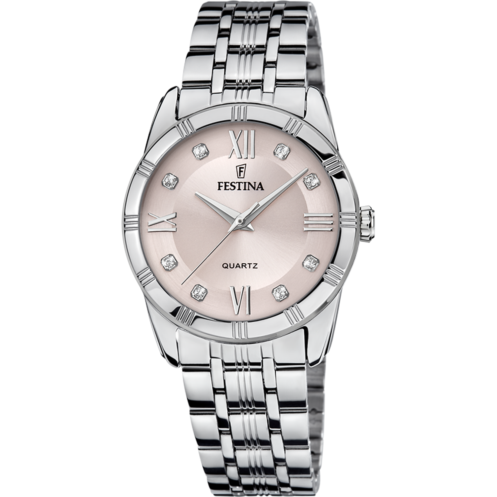 Relógio festina mademoiselle f16940/c rosa com correia de aço, mulher_PRODUCT
