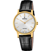 Relógio festina swiss made f20017/1 branco com correia de couro, mulher_PRODUCT