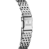 Relógio festina swiss made f20019/3 preto com correia de aço, feminino