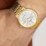 Relógio festina swiss made f20020/1 prateado com correia de aço, homem.