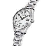 Relógio festina swiss swiss made f20026/1 branco pulsera de 316l de aço inoxidável, homem