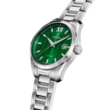 Relógio festina swiss swiss made f20026/3 verde pulsera de 316l de aço inoxidável, homem