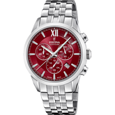 Relógio festina swiss made chrono f20040/5 vermelho pulsera de de aço inoxidável, homem_PRODUCT