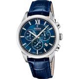 Relógio festina swiss made f20041/2 azul pulsera de couro, homem_PRODUCT
