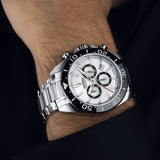 Relógio festina swiss made f20042/1 branco pulsera de de aço inoxidável, homem_LIFESTYLE