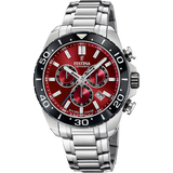 Relógio festina swiss made chrono f20042/5 vermelho pulsera de de aço inoxidável, homem_PRODUCT