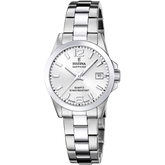 Relógio festina swiss made f20049/1 prata cinza mulher