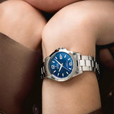 Relógio festina swiss made f20049/5 azul mulher
