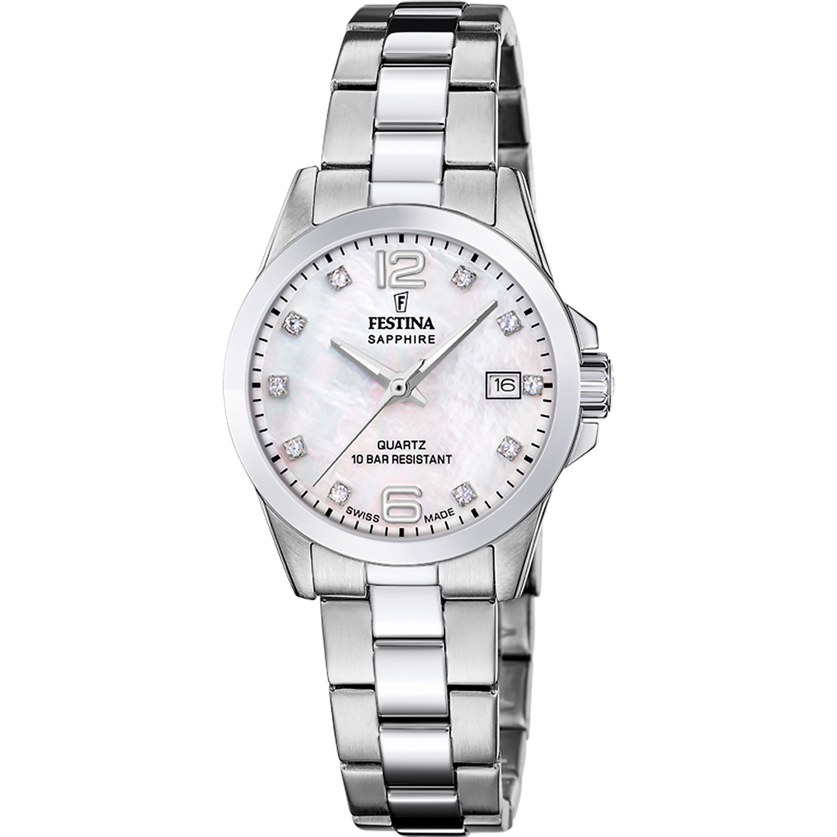 Relógio de mulher festina swiss made classic steel f20049/7_PRODUCT
