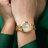 Relógio festina swiss made f20050/1 bege pulsera de de aço inoxidável, mulher_LIFESTYLE