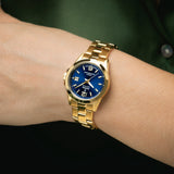 Relógio festina swiss made f20050/3 azul pulsera de 316l de aço inoxidável, mulher_LIFESTYLE