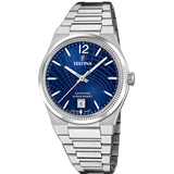 Relógio festina swiss made f20052/7 azul mulher
