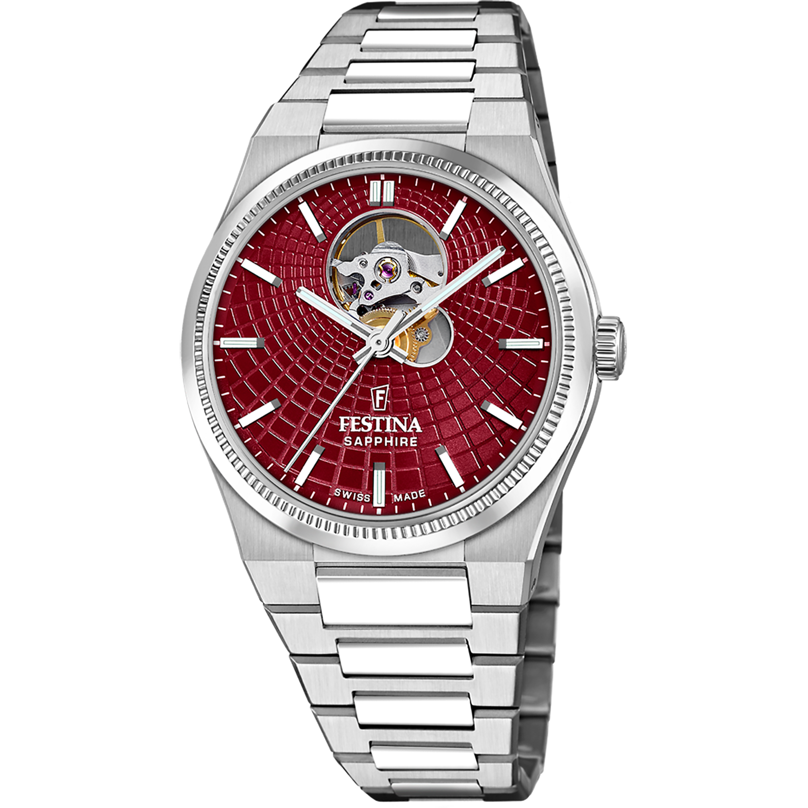 Relógio festina swiss made f20053/7 vermelho homem_PRODUCT