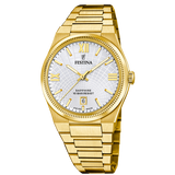 Relógio festina swiss made f20057/1 prata cinza homem