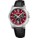 Relógio festina swiss made rivé f20060/5 vermelho pulsera de couro, homem_PRODUCT