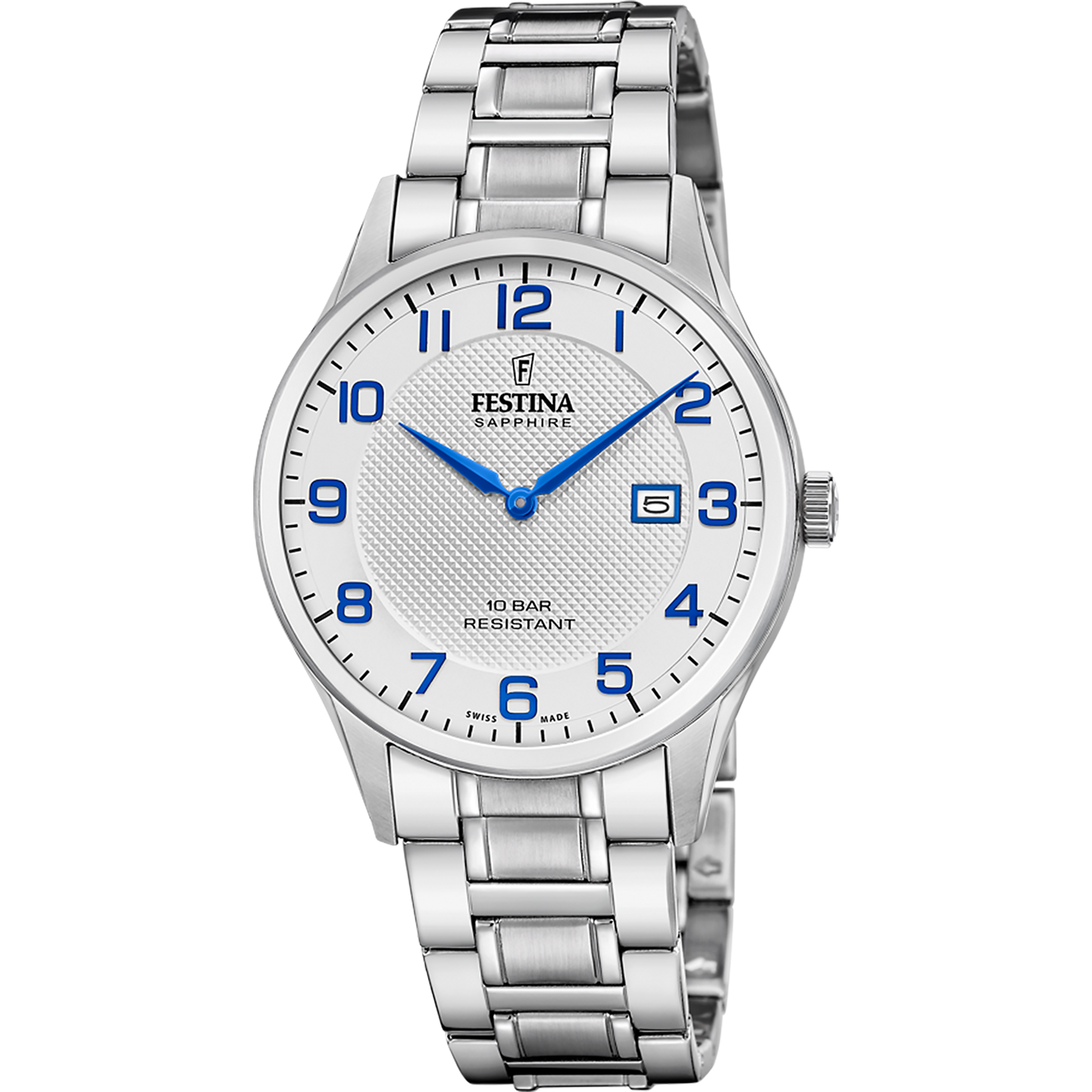 Relógio festina swiss made f20067/1 prata cinza homem_PRODUCT
