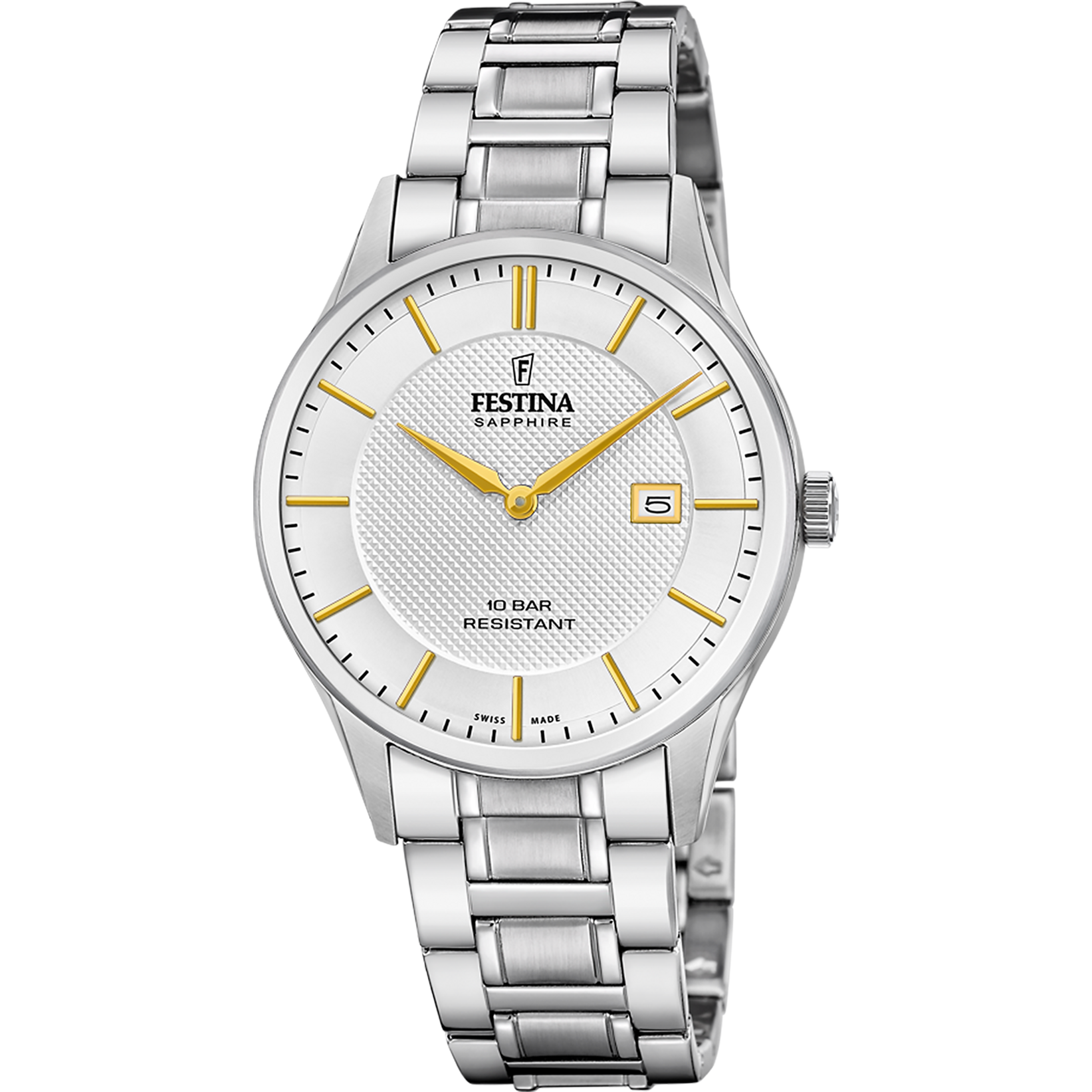 Relógio festina swiss made f20067/2 prata cinza homem_PRODUCT