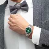 Relógio festina swiss made f20083/3 verde pulsera de de aço inoxidável, homem_LIFESTYLE
