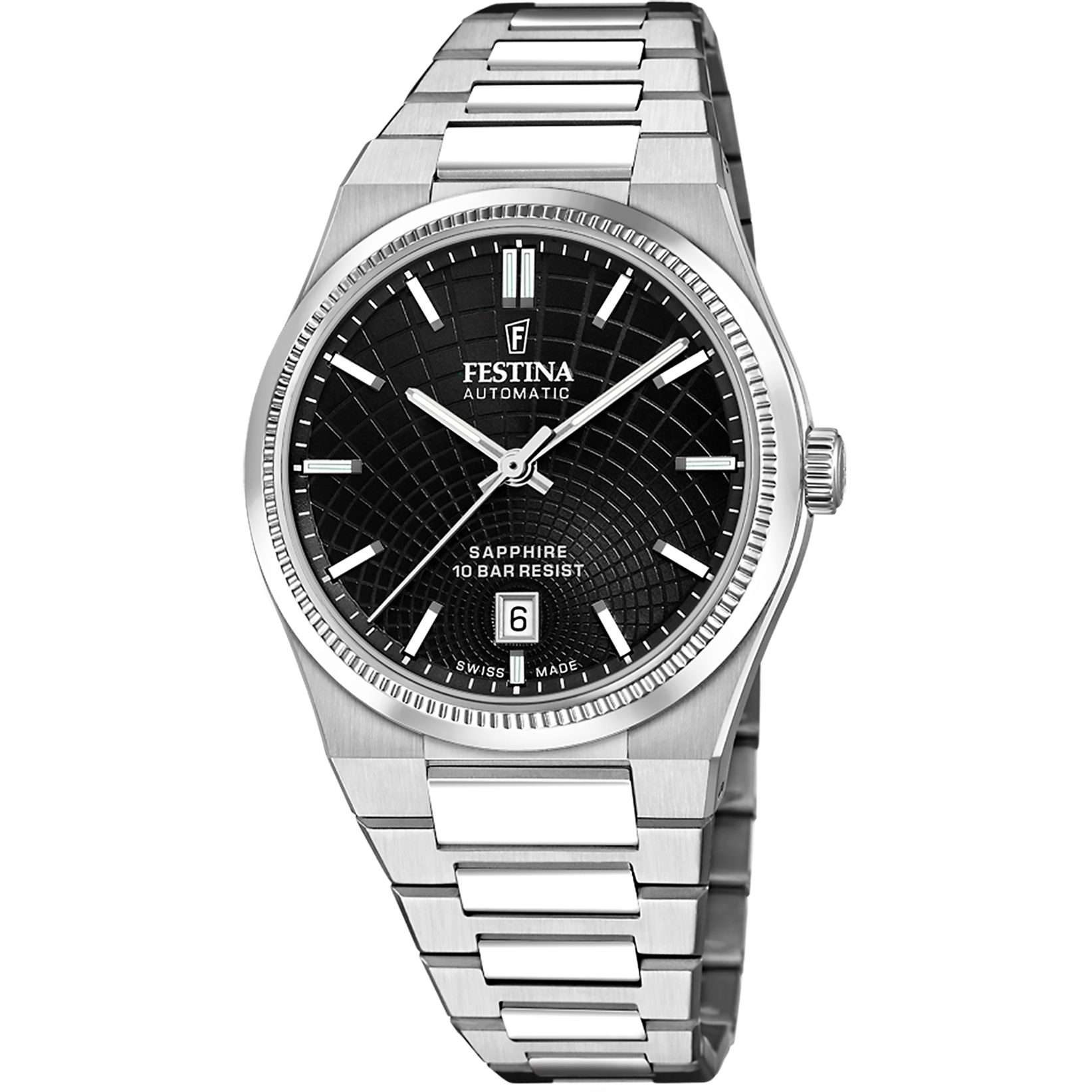 Relógio festina swiss made f20083/4 preto pulsera de de aço inoxidável, homem_PRODUCT