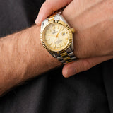 Relógio festina swiss made classic steel f20085/a dourado pulsera de de aço inoxidável, homem_LIFESTYLE