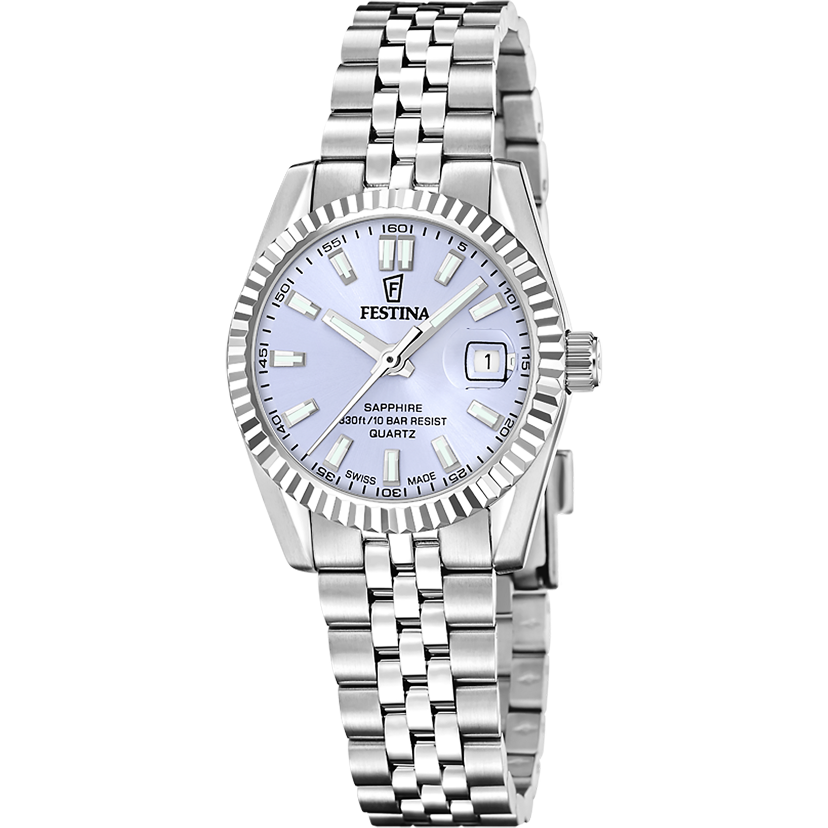 Relógio de mulher festina swiss made classic steel f20087/3_PRODUCT