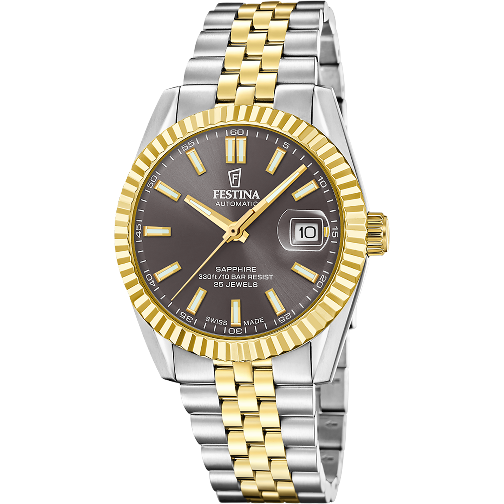 Relógio festina swiss made automatic f20091/3 preto pulsera de de aço inoxidável, homem_PRODUCT