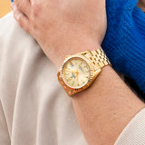 Relógio festina swiss made automatic f20092/2 dourado pulsera de de aço inoxidável, homem_LIFESTYLE