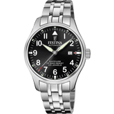 Relógio festina swiss made automatic f20151/d preto pulsera de de aço inoxidável, homem_PRODUCT
