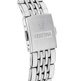 Relógio Festina F20285/8 verde com bracelete de aço, homem.
