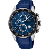 Relógio festina the originals f20330/2 azul com correia de borracha, homem._PRODUCT