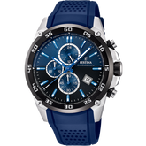 Relógio Festina The Originals F20330/A Azul, bracelete de borracha, homem