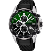 Relógio Festina The Originals F20330/B Verde Pulseira de Borracha, Homem