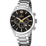 Relógio Festina Timeless Chronograph F20343/4 Preto com Bracelete de Aço, para Homem.