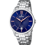 Relógio festina classics f20425/5 azul com correia de aço, homem_PRODUCT