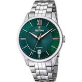 Relógio festina f20425/7 verde com correia de aço, homem._PRODUCT