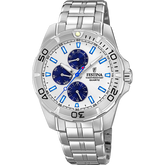 Relógio festina coleção multifuncional f20445/1 prateado com pulseira de aço, para homem._PRODUCT