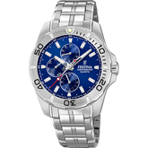 Relógio festina coleção multifuncional f20445/2 azul pulseira de aço, homem_PRODUCT