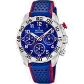 Relógio Festina Junior Collection F20458/2 Azul com Correia de Pele, Infantil