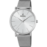 Relógio Festina Coleção Boyfriend F20475/1 Branco com Pulseira de Aço, Mulher