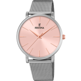 Relógio Festina Boyfriend F20475/2 Rosa com Bracelete de Aço, Mulher