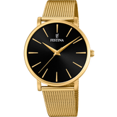 Relógio festina boyfriend f20476/2 preto com correia de aço, para mulher._PRODUCT